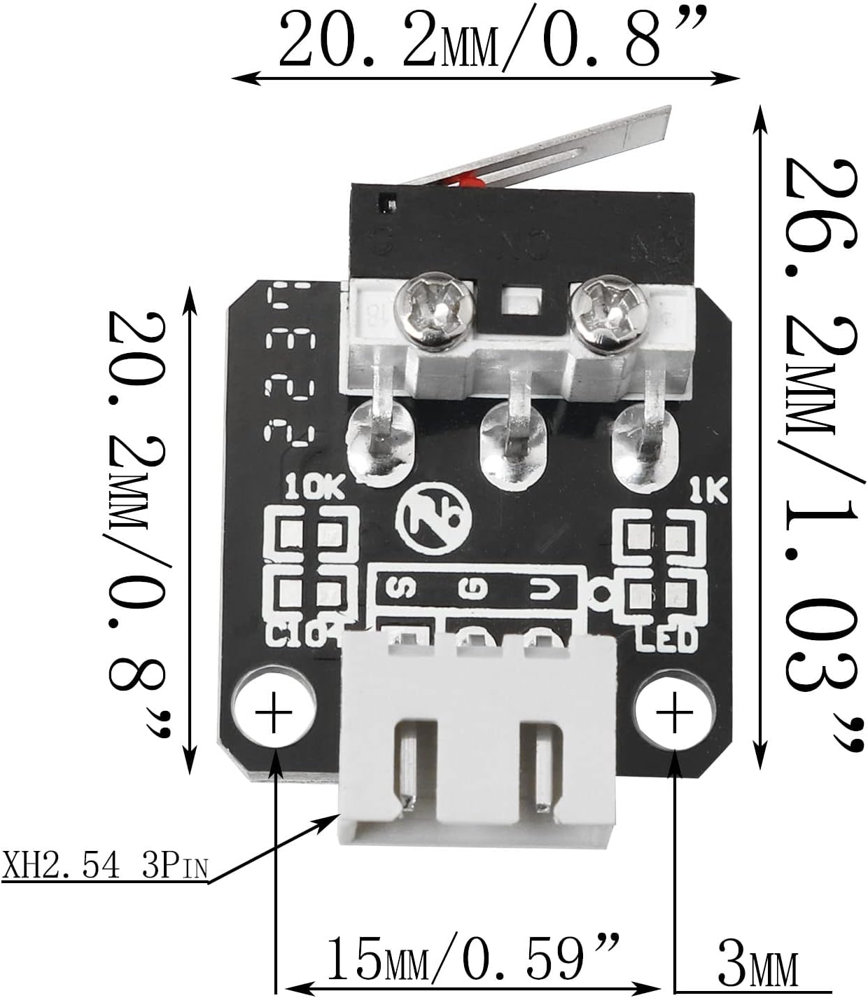 Creality Printer Ender 3 - Interruptor de límite de eje XYZ