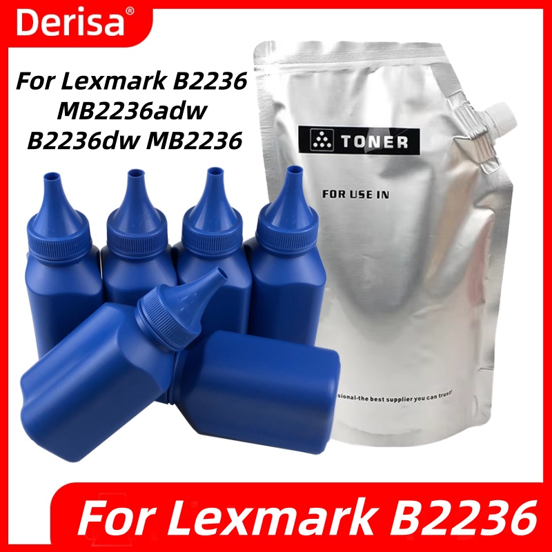 Laser Toner Powder - Tóner Negro Compatible con Lexmark B2236dw,