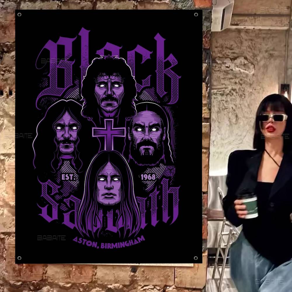 Black Sabbath Heavy Metal Impr - Commercial Printing Company reseña y precio
