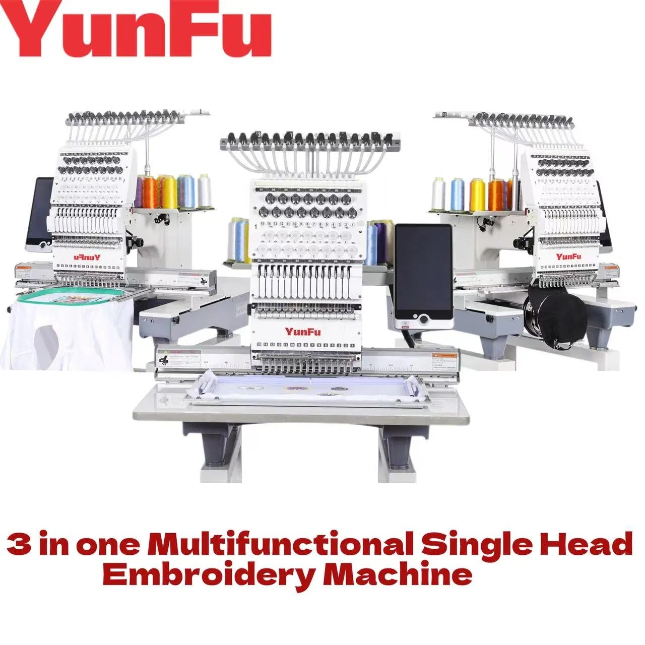 Máquina de bordar 3 en 1, auto - Commercial Embroidery Machine reseña y precio