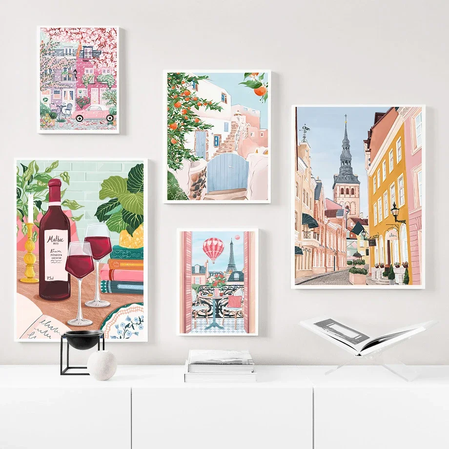 Pintura en lienzo sin marco, c - Commercial Wall Printing reseña y precio