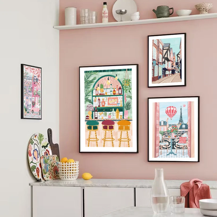 Pintura en lienzo sin marco, c - Commercial Wall Printing reseña y precio