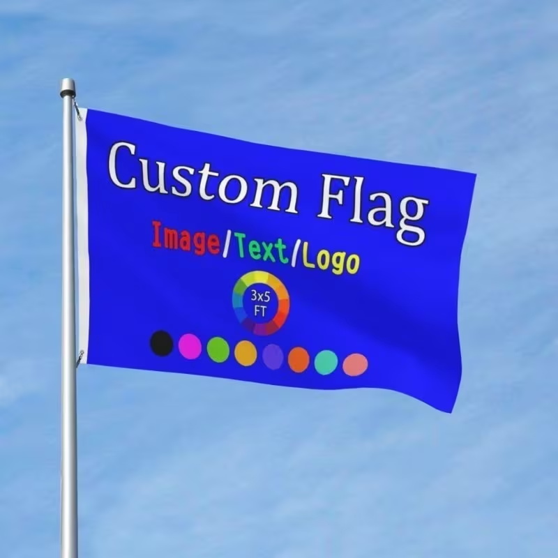 Bandera Personalizada con Logo - Commercial Printing Company reseña y precio